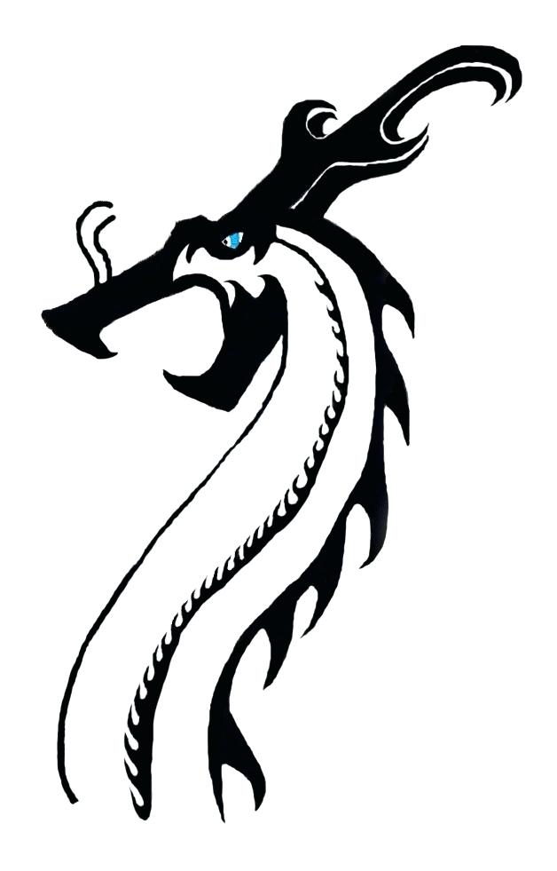 628x981 Simple Chinese Dragon Simple Dragon Design