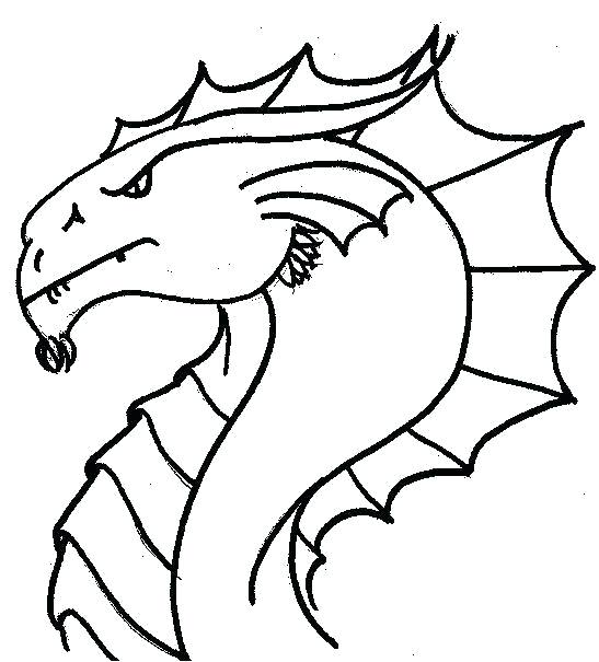 547x605 Dragon Easy To Draw