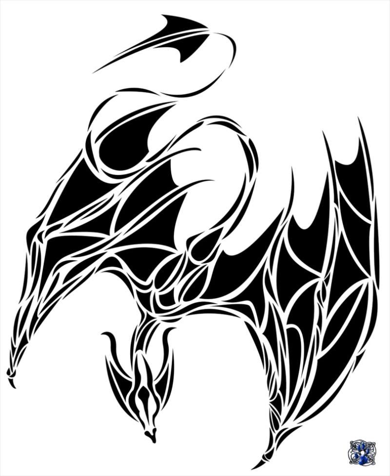 800x977 Tribal Chinese Dragon Tattoo Sample