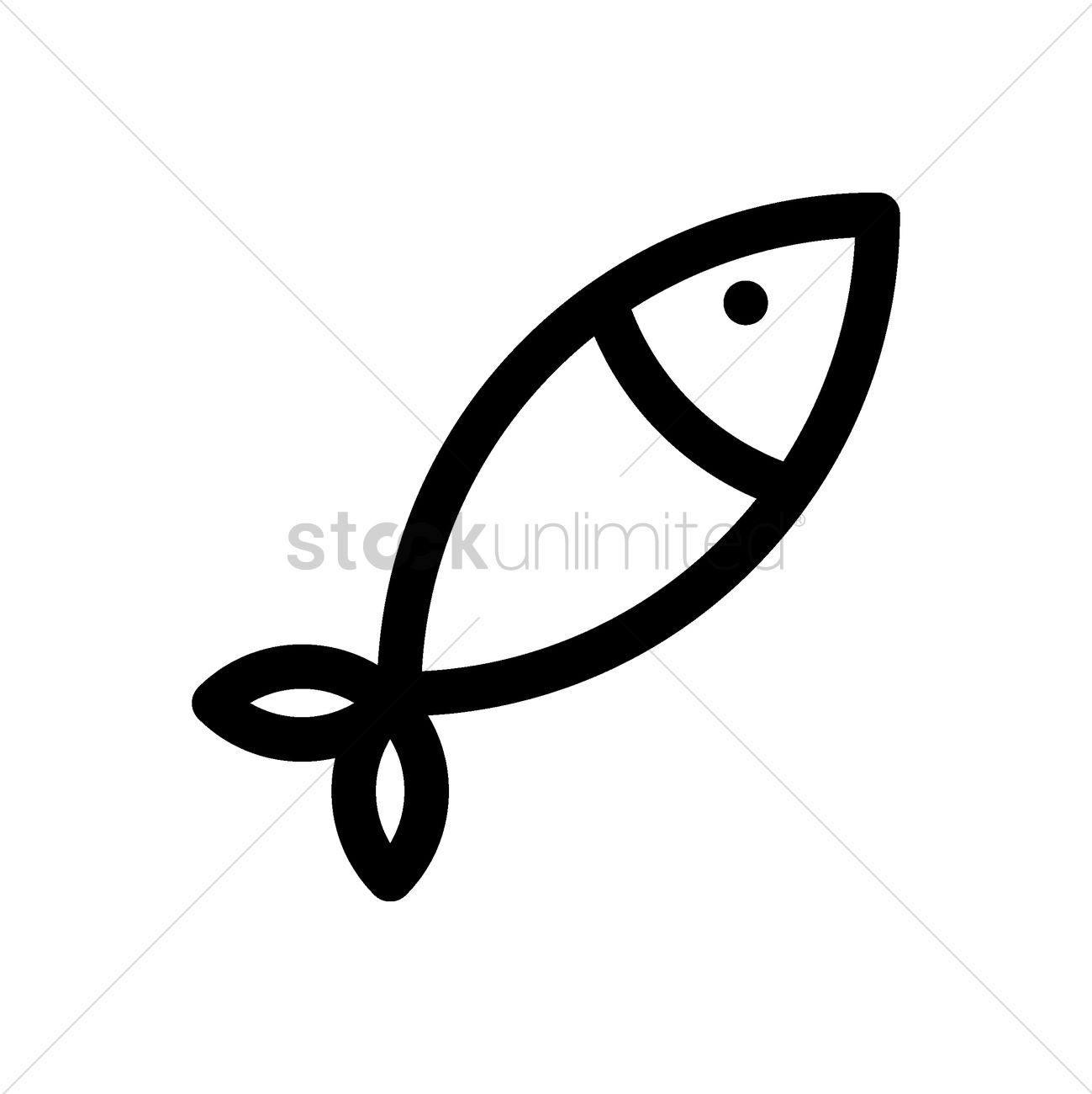 1299x1300 Chinese Fish Symbol Vector Image