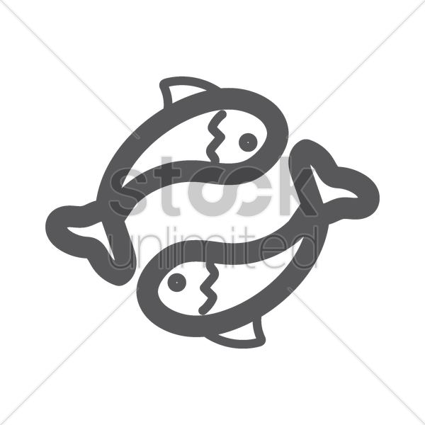 600x600 Chinese New Year Fish Design Vector Image