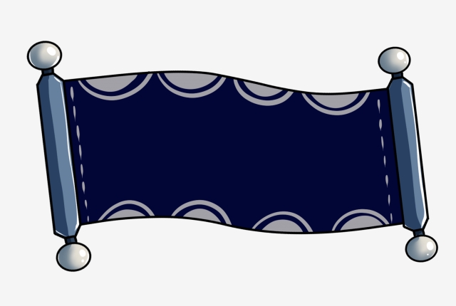 640x430 ancient scroll chinese style blue drawing axis white pattern, blue