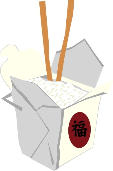 390x593 Chinese Take Out Box Clip Art Free Vector In Open Office Drawing
