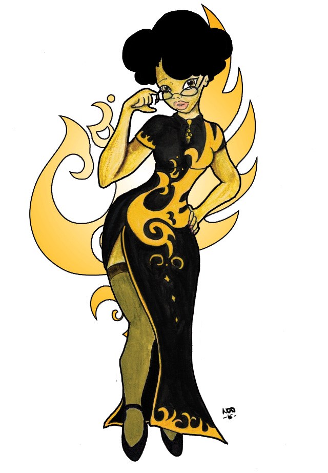 640x922 Drawing Outside Your Comfort Zone Anime Nurse In A Chinese Dress