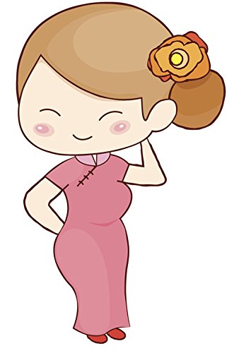 331x500 Chinese Lunar New Year Drawing Vinyl Decal Sticker