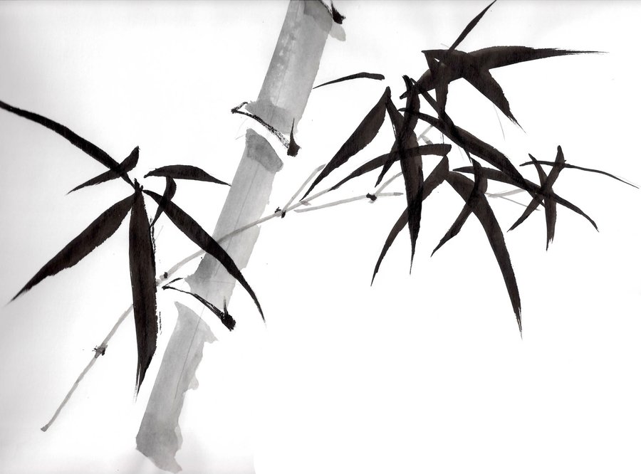 900x666 Chinese Landscape Painting Bamboo