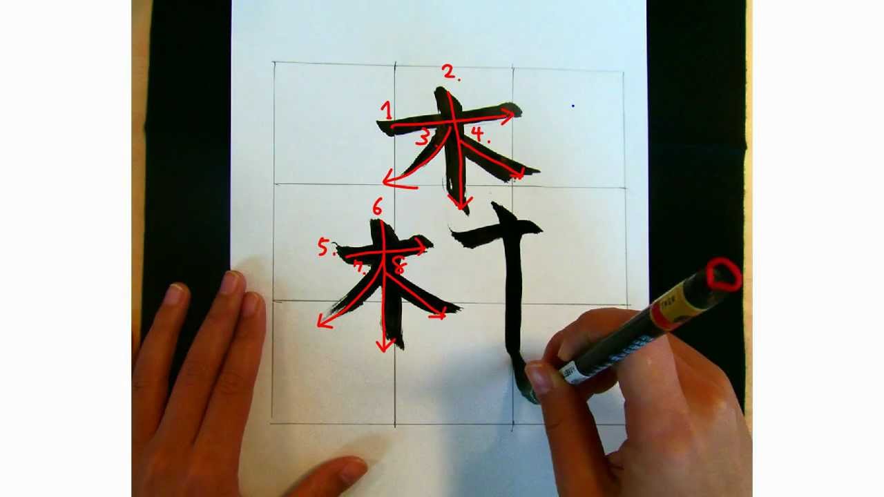 1280x720 Elmo Lesson How To Draw The Chinese Symbol Japanese Kanji