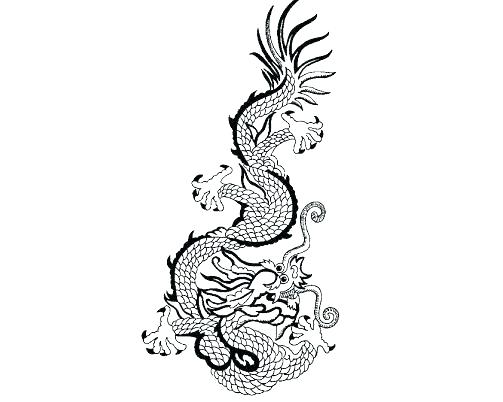 503x402 How To Draw A Simple Chinese Dragon Step