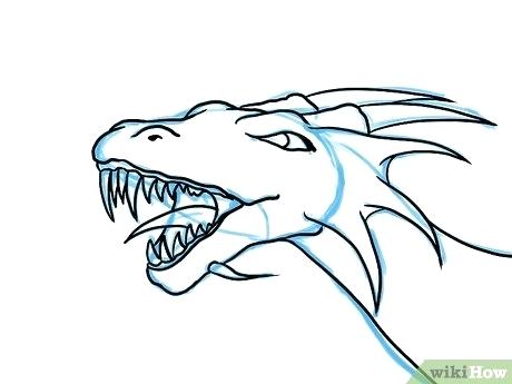 460x345 Dragon Head Drawing Dragon Head Drawing Front View