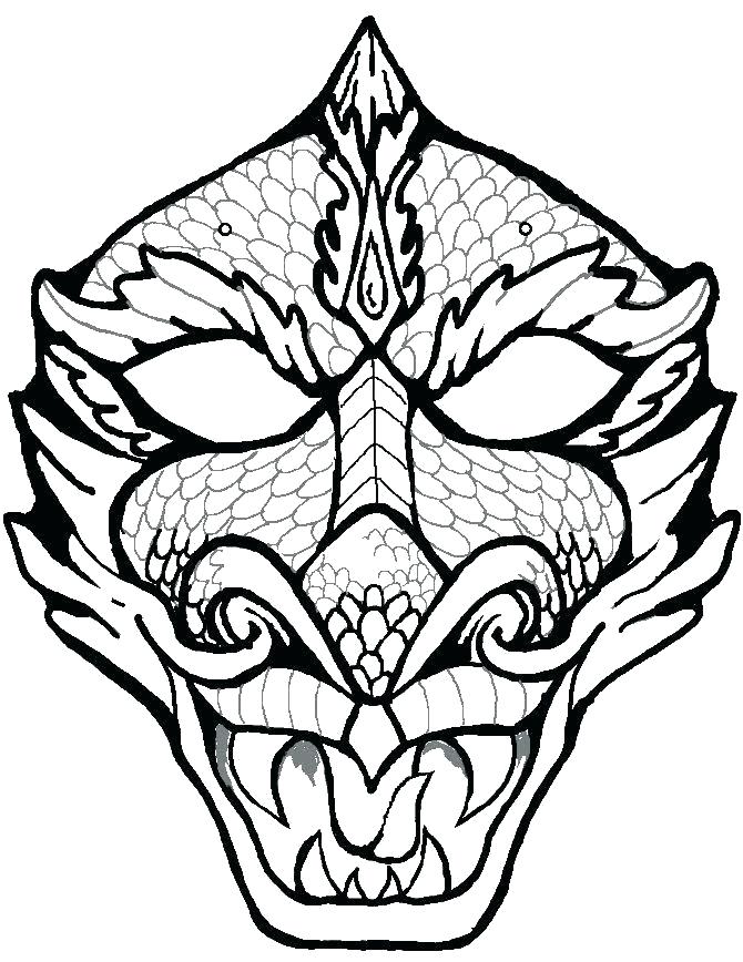 670x868 Dragon Head Silhouette At Free For Side View Template Top Chinese