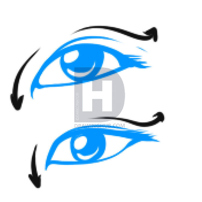 703x703 How To Draw An Asian, Step