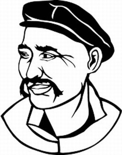 245x310 Chinese Man People People Decals Custom Lettering