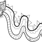 150x150 Chinese New Year Dragon Coloring Pages Drawing Fattkay For Girls