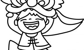 290x175 Drawing Chinese New Year Coloring Dragon Mask For Free