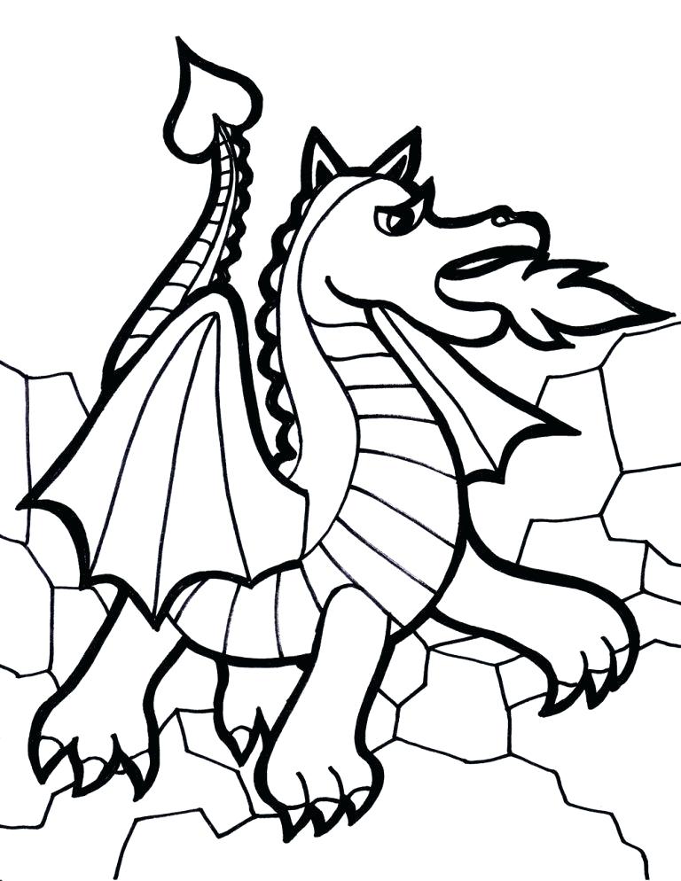 768x994 Chinese New Year Dragon Coloring Pages