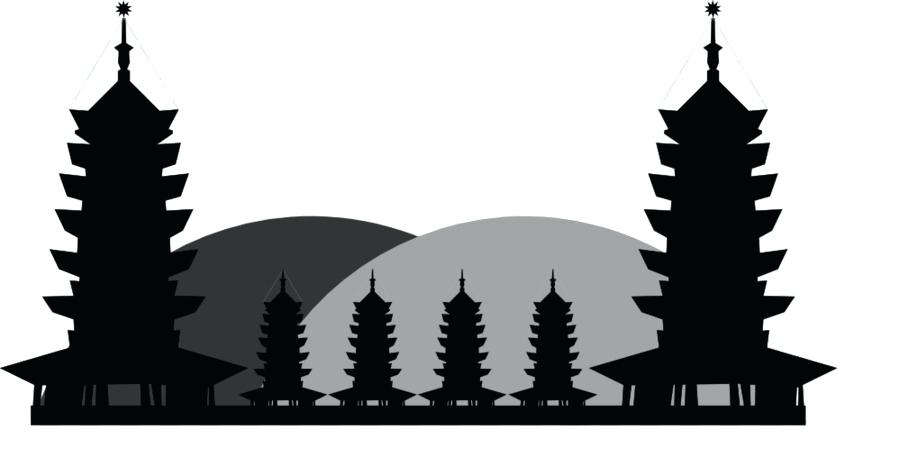 900x460 chinese pagoda vector collection of pagodas ancient temples