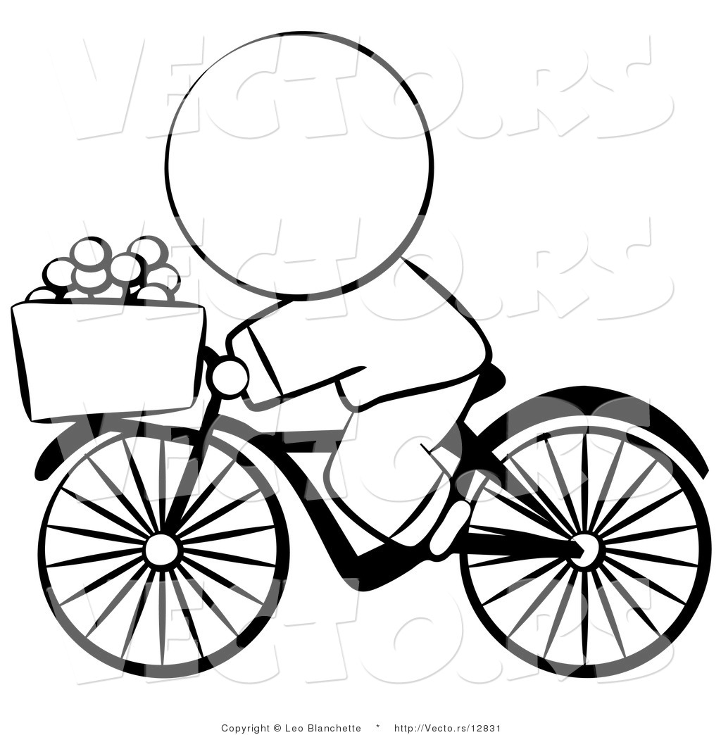 1024x1044 Vector Of Chinese Person Riding A Bike With Eggs In The Basket