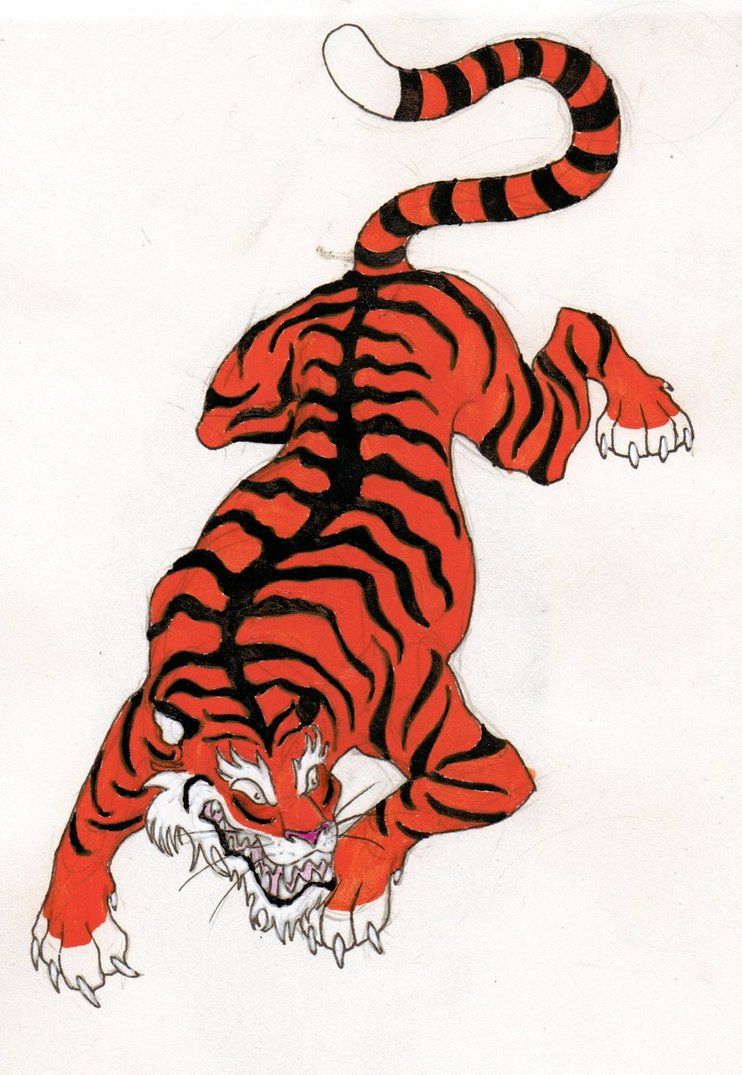 742x1075 Chinese Tiger Tattoo