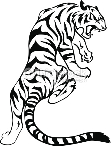 362x474 Chinese Tiger Clipart