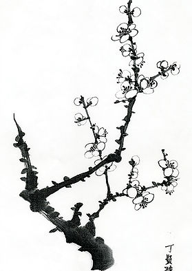 279x394 chinese ink painting four gentlemen