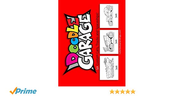 600x315 Doodle Garage A Custom Car Coloring Book Michael Sean Mcmenemy
