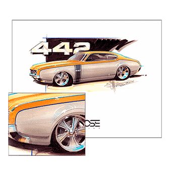 345x345 Chevrolet Camaro Custom Drawing