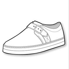 236x236 Flat Shoe Design Sketches Inspirational Set Young Fashion Objects