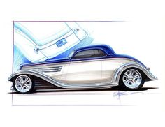 236x182 best chip foose art images in chip foose, car drawings