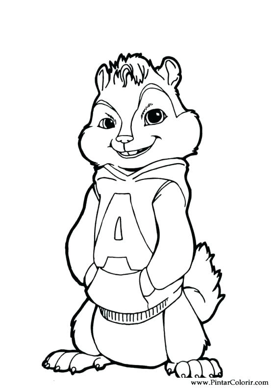 Chipmunk Drawing | Free download on ClipArtMag