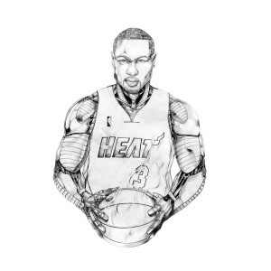 300x300 dynamic dwayne wade drawing