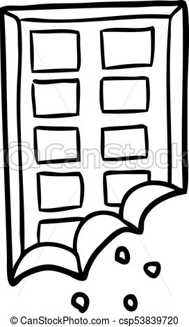 272x470 Line Drawing Of A Bar Of Chocolate