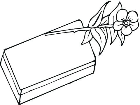 480x362 Candy Bar Coloring Pages Chocolate And Rose Coloring