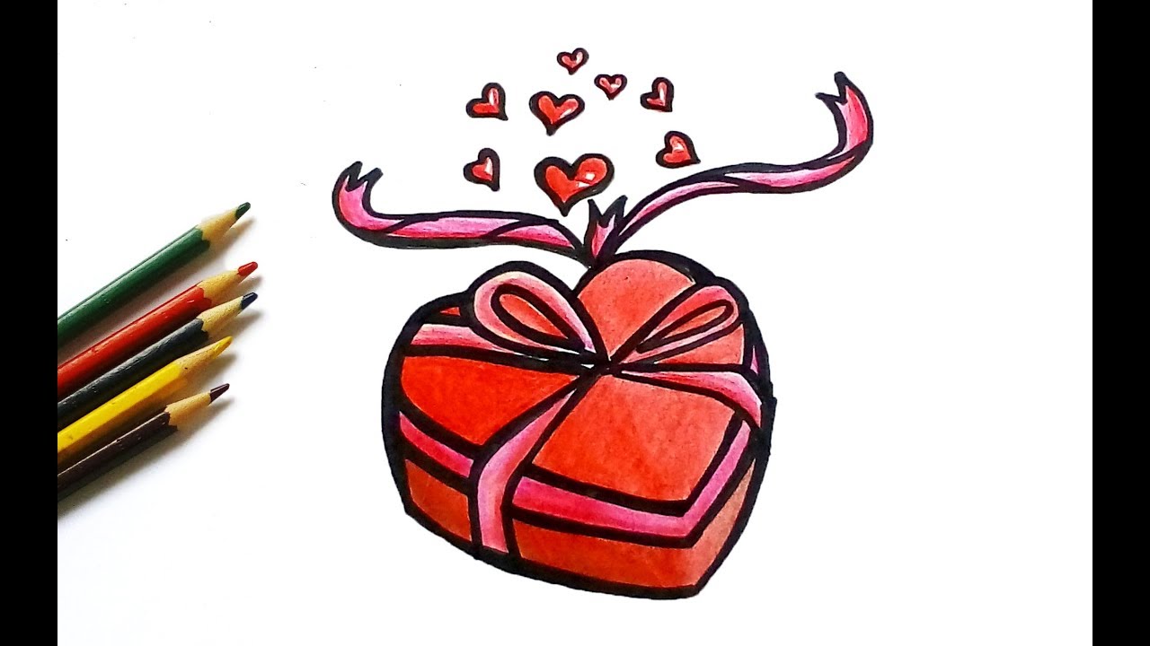 1280x720 How To Draw A Chocolate Box For Kids Easy Drawing Tutorial