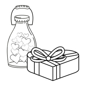 300x300 Chocolate Box Royalty Free Vectors