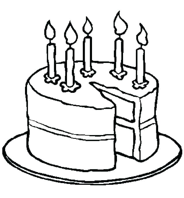 640x689 Cakes Coloring Pages Chocolate Cake Coloring Pages Birthday
