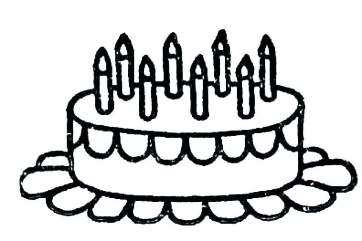 728x485 Chocolate Cake Coloring Pages Color Sheets Lab Drawing A Piece