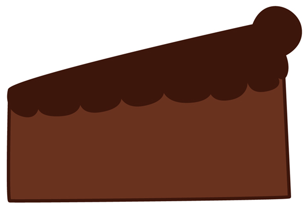 600x411 How To Draw A Sweet Cherry Chocolate Cake Slice In Adobe Illustrator