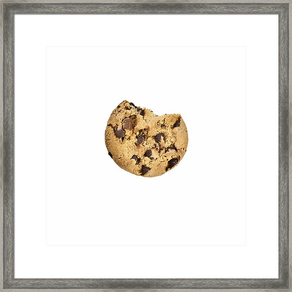600x600 Chocolate Chip Cookie Framed Print