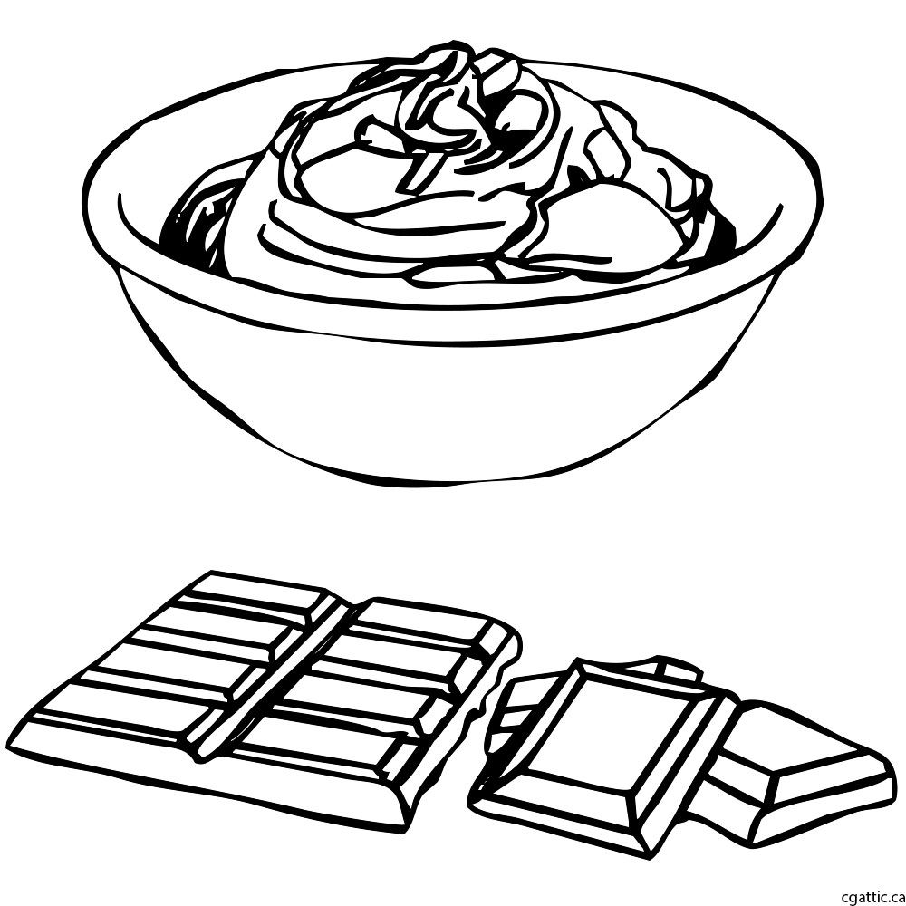 1000x1000 Chocolate Cartoon Drawing In Steps With Photoshop Inspiration