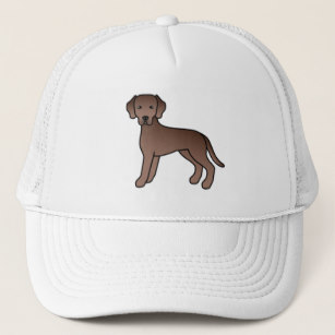 307x307 Cartoon Labrador Retriever Baseball Trucker Hats Zazzle