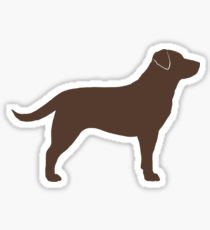 210x230 Chocolate Lab Stickers Redbubble