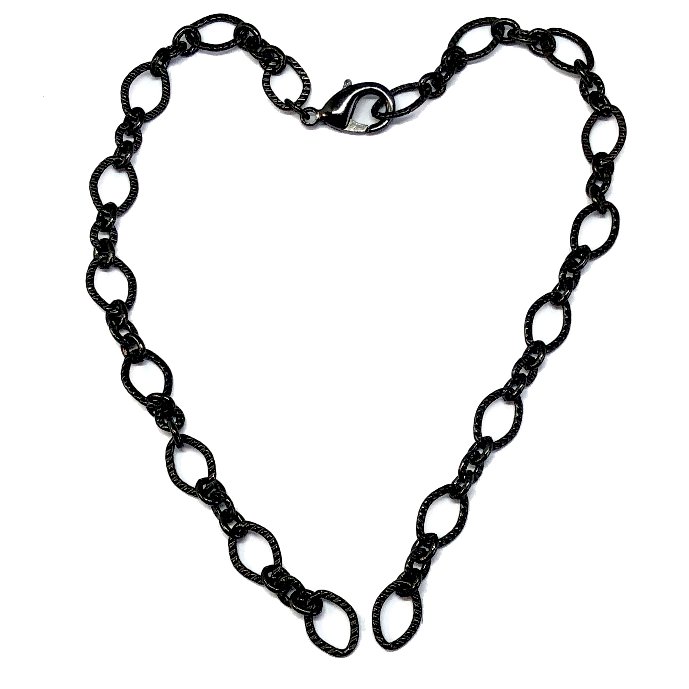 2334x2334 necklace blank, choker style, gunmetal, choker necklace