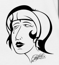 190x210 loca pero cute, chicana gift, ruca, chola women's vintage sport t