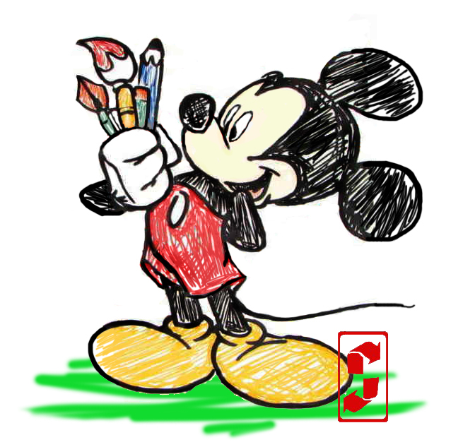 672x633 cholo mickey mouse drawings