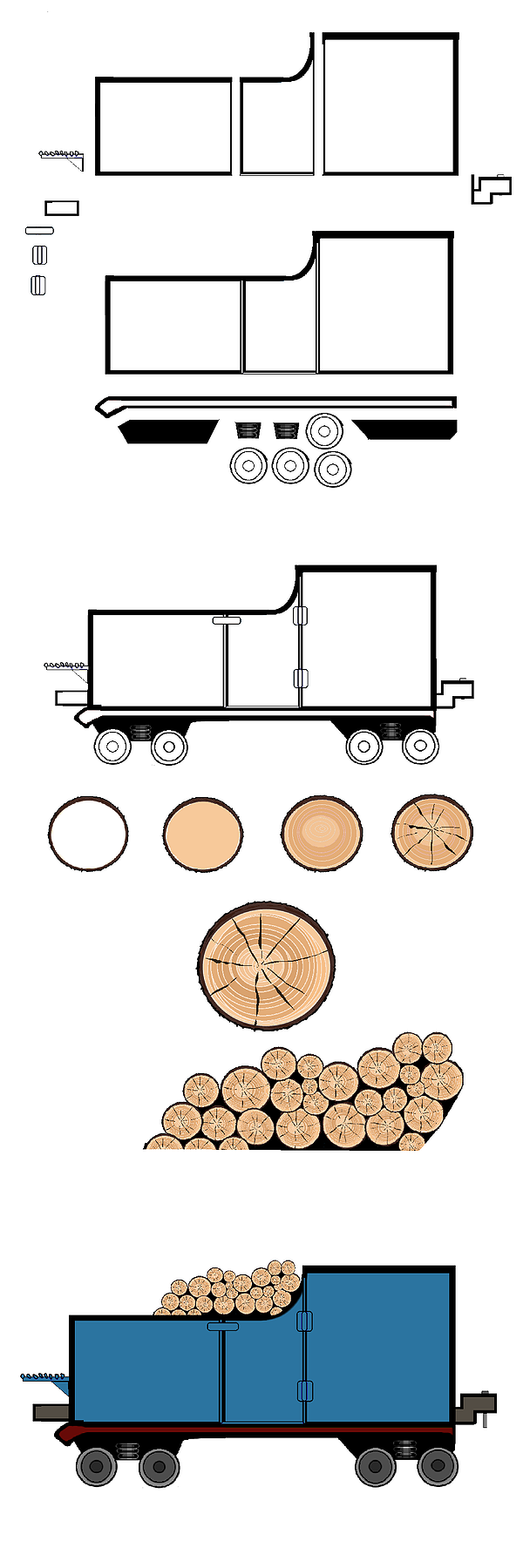 600x1800 Williamswish Drawing The Train Tender