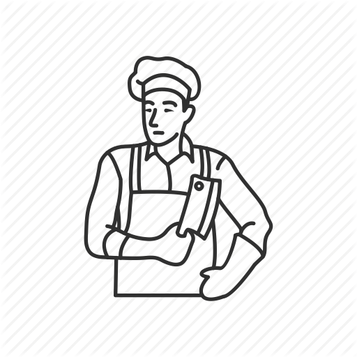 512x512 Collection Of Free Meat Drawing Butcher Download On Ui Ex