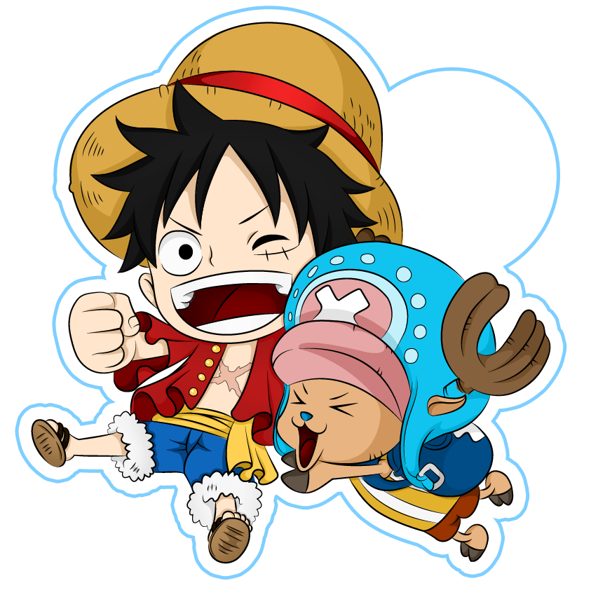 843x842 Collection Of Free Luffy Drawing Chopper Download On Ui Ex