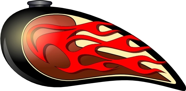 593x293 Chopper Gas Tank Clip Art Free Vector In Open Office Drawing