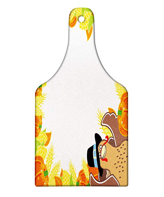 679x813 ambesonne thanksgiving cutting board, fun cartoon