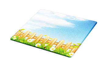 355x221 lunarable farmland cutting board, vivid summer drawing